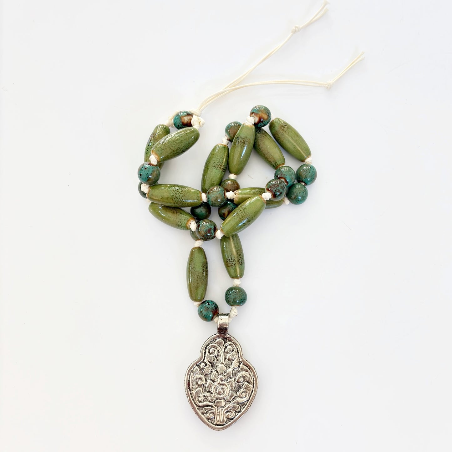 Talisman Necklace - Verdant Sacred Heart
