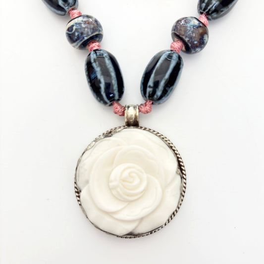 Talisman Necklace - Blooming Rose