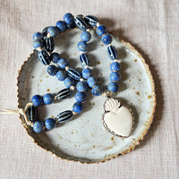 Talisman Necklace - Sacred Heart necklace alternate angle view 2, detailed close-up