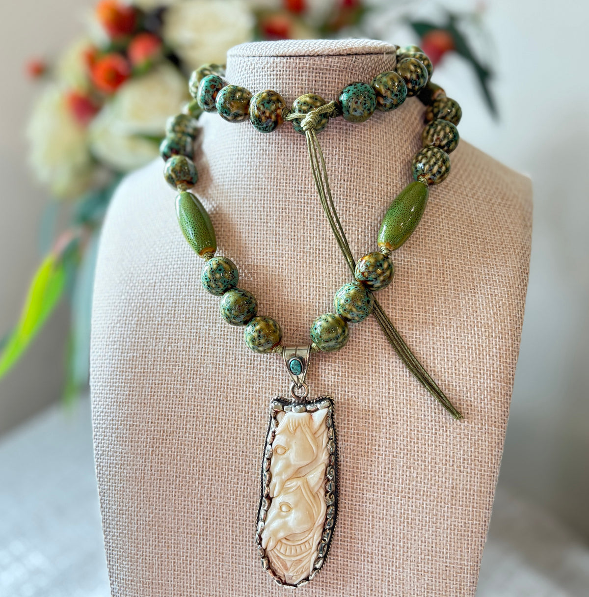 Talisman Necklace - Horse Whisperer necklace product photo, high quality jewelry image