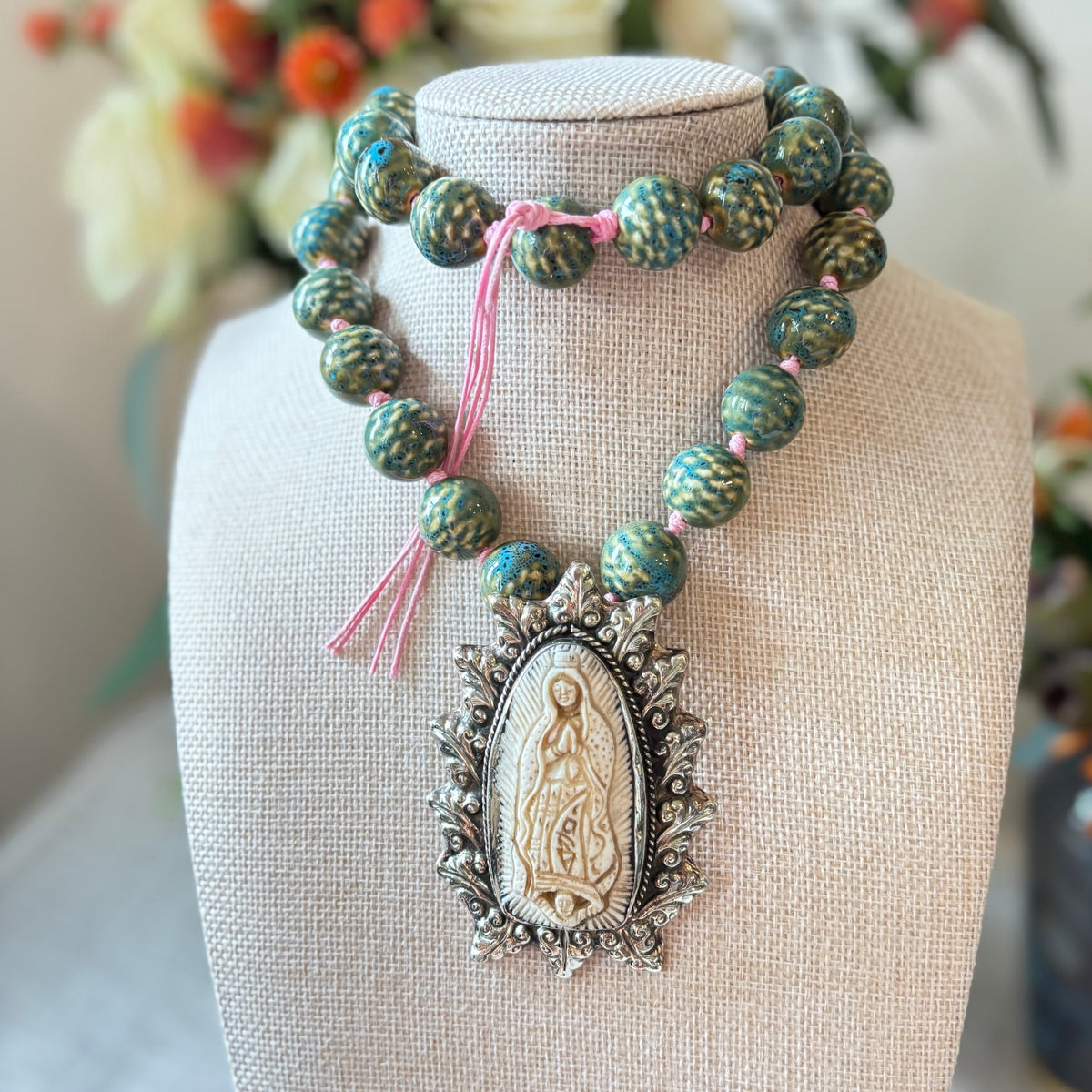 Talisman Necklace - Our Lady (Nuestra Senora) necklace product photo, high quality jewelry image