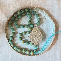 Talisman Necklace - Anahata Aflame necklace alternate angle view 2, detailed close-up