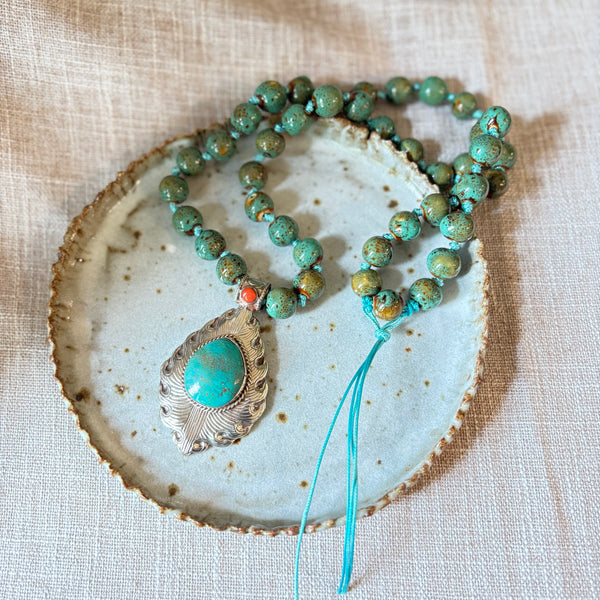 Talisman Necklace - Anahata Aflame necklace alternate angle view 1, detailed close-up