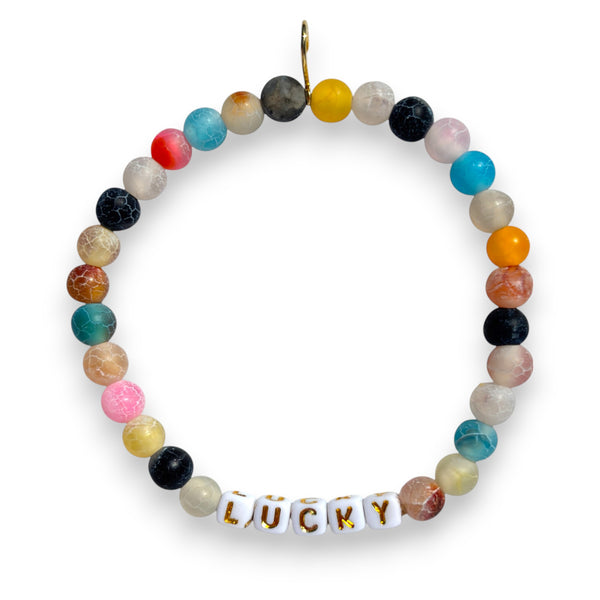 Dyed Agate “Lucky" Bracelet bracelet product photo, high quality jewelry image