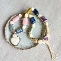 Talisman Necklace - Sacred Heart necklace alternate angle view 2, detailed close-up