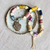 Talisman Necklace - Sacred Heart necklace alternate angle view 3, detailed close-up