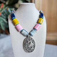 Talisman Necklace - Phoenix necklace alternate angle view 1, detailed close-up