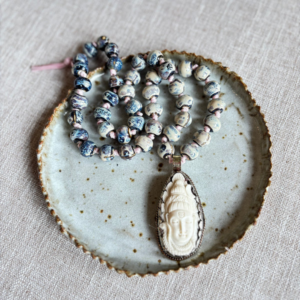 Talisman Necklace - Buddha necklace alternate angle view 1, detailed close-up