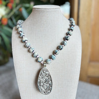 Talisman Necklace - Buddha necklace alternate angle view 2, detailed close-up