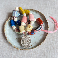 Talisman Necklace - Hamsa necklace alternate angle view 4, detailed close-up