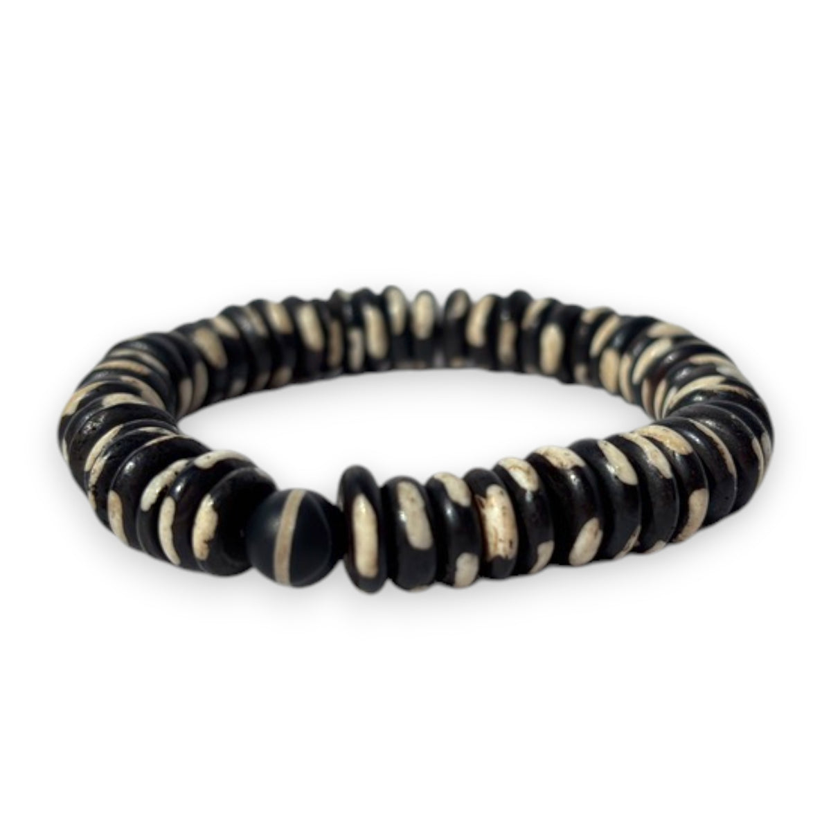 Bone Beads Tribal Bracelet bracelet alternate angle view 2, detailed close-up