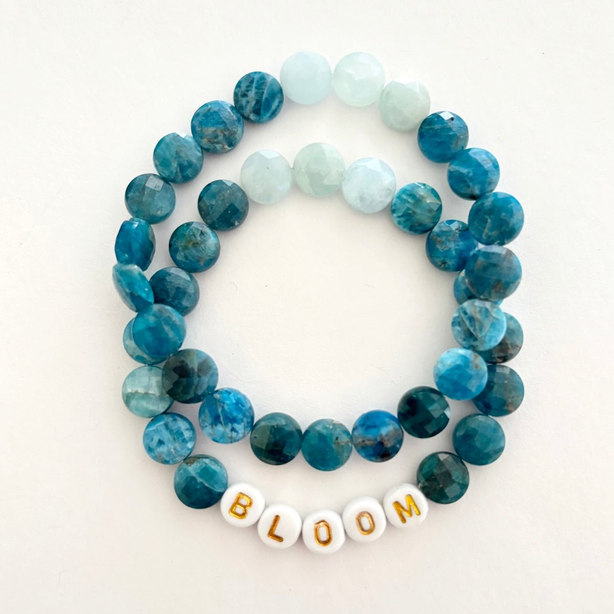 Empowerment Bracelet Duo - BLOOM bracelet product photo, high quality jewelry image