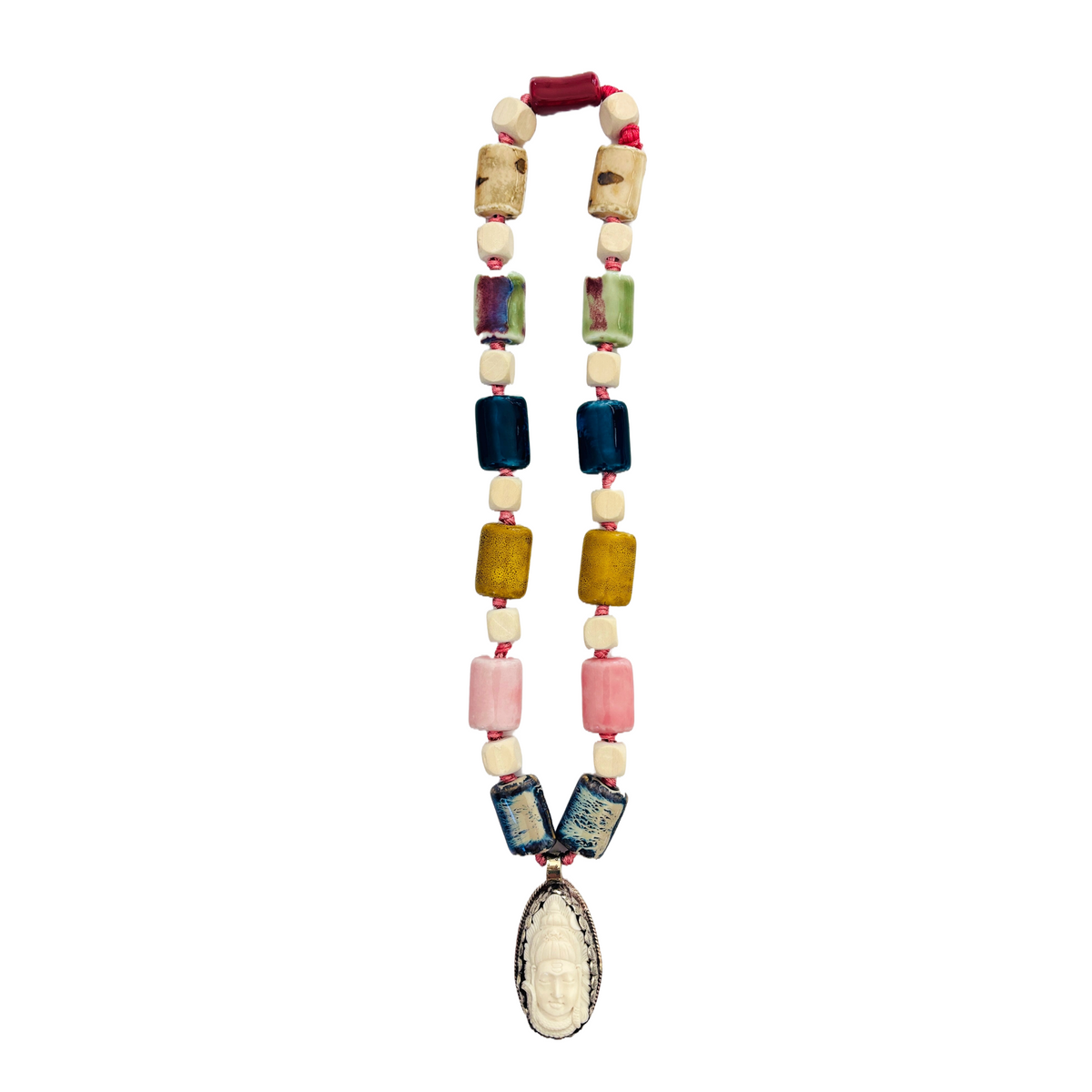 Talisman Necklace - Buddha necklace alternate angle view 4, detailed close-up