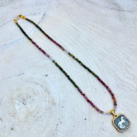 Free Spirit Tourmaline & Mother-of-Pearl Necklace