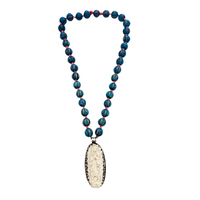 Talisman Necklace - Our Lady necklace alternate angle view 3, detailed close-up