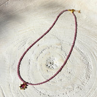 Celestial Bloom Pink Tourmaline Necklace