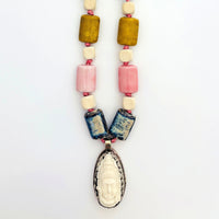 Talisman Necklace - Buddha necklace alternate angle view 3, detailed close-up