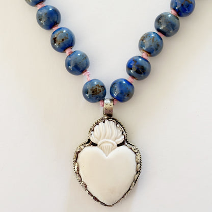 Talisman Necklace - Flaming Heart