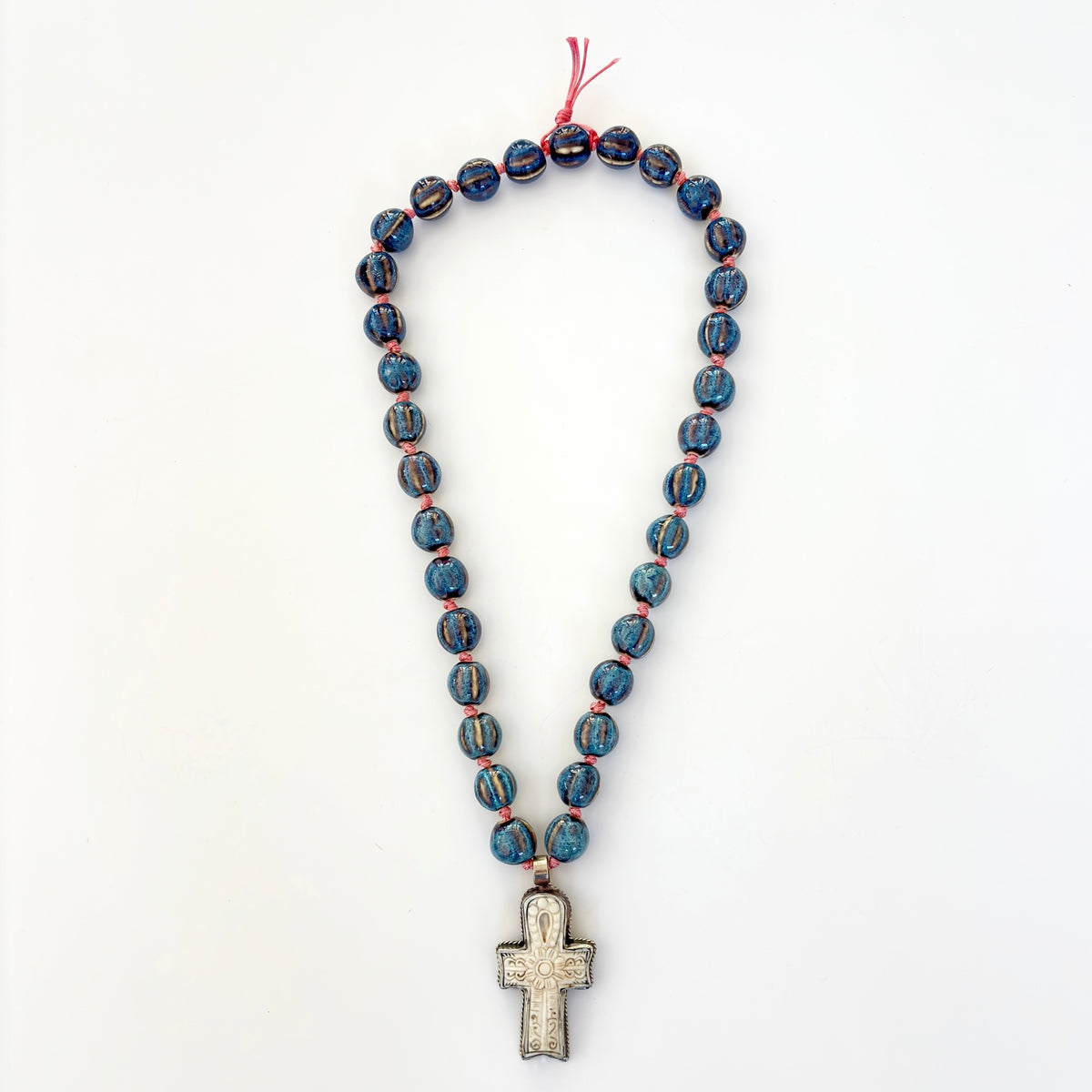 Talisman Necklace - Key of Life necklace alternate angle view 1, detailed close-up