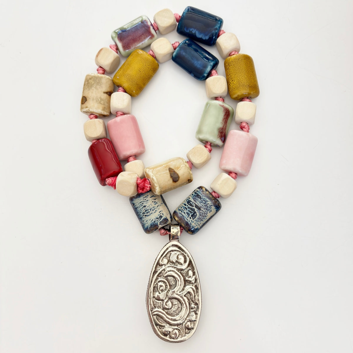 Talisman Necklace - Buddha necklace alternate angle view 2, detailed close-up