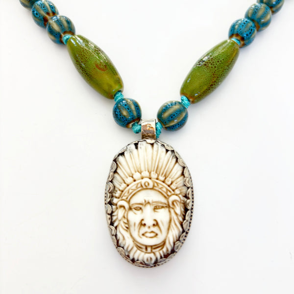 Talisman Necklace - Elder necklace alternate angle view 1, detailed close-up