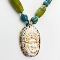 Talisman Necklace - Elder necklace alternate angle view 2, detailed close-up