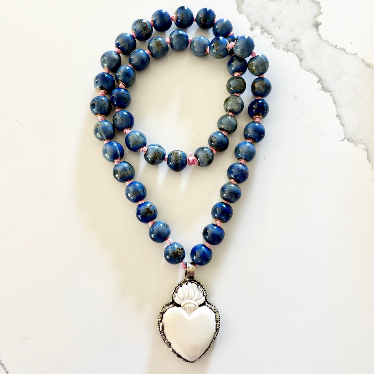 Talisman Necklace - Flaming Heart