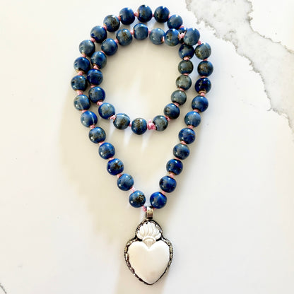 Talisman Necklace - Flaming Heart