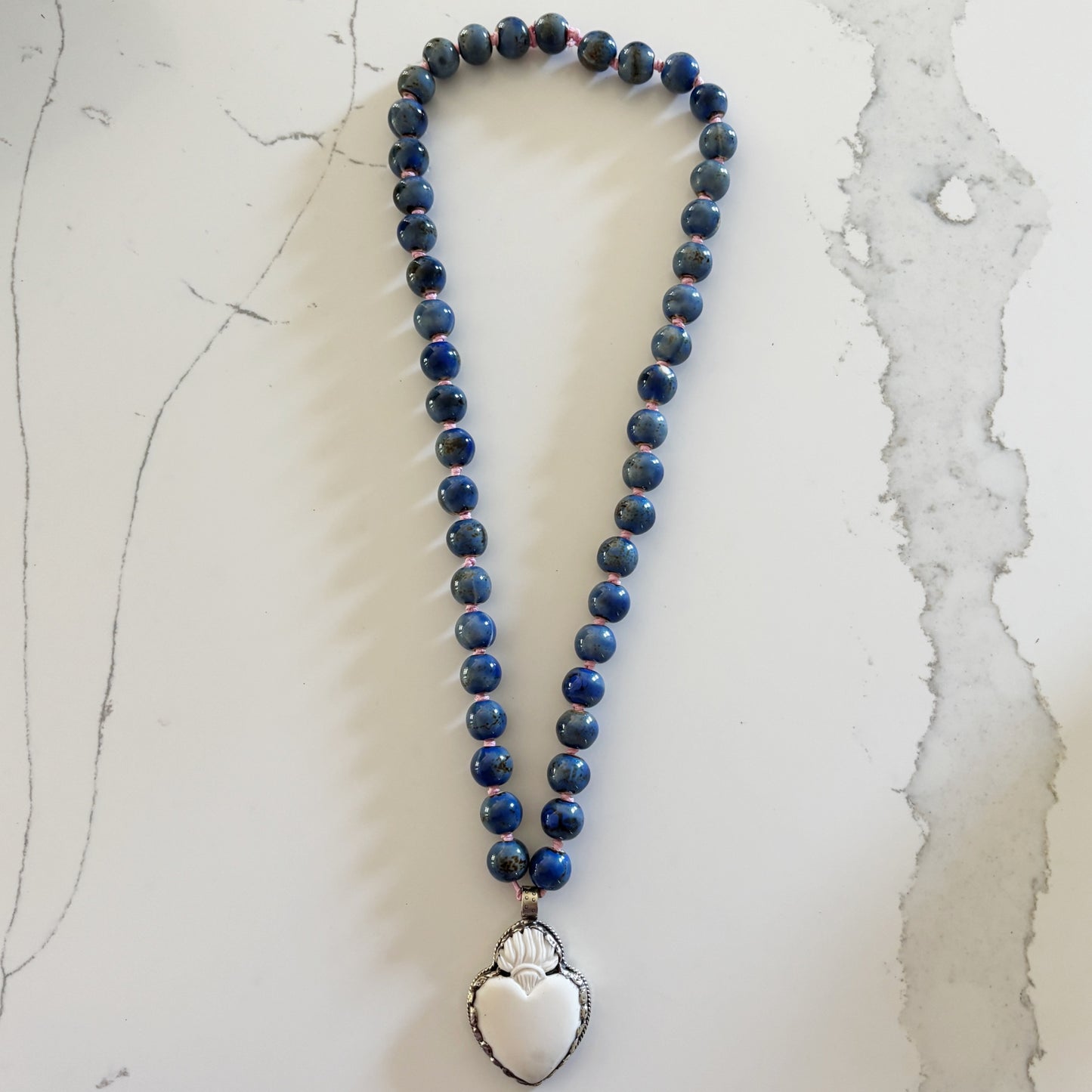 Talisman Necklace - Flaming Heart