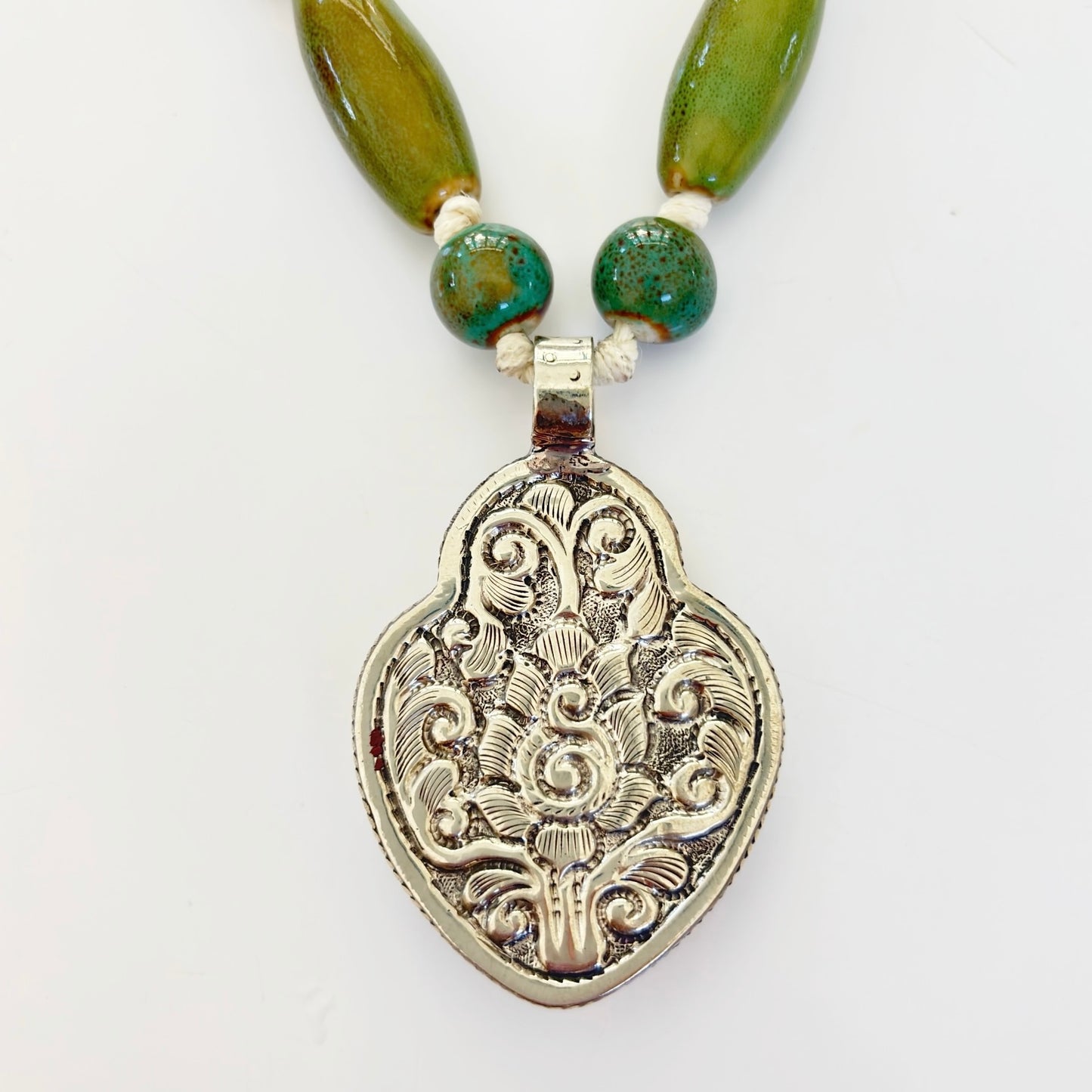 Talisman Necklace - Verdant Sacred Heart
