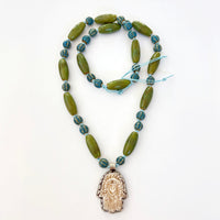 Talisman Necklace - Hamsa necklace product photo, high quality jewelry image