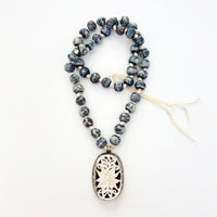 Talisman Necklace - Lotus Flower necklace product photo, high quality jewelry image