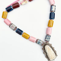 Talisman Necklace - Our Lady (Nuestra Senora) necklace alternate angle view 2, detailed close-up