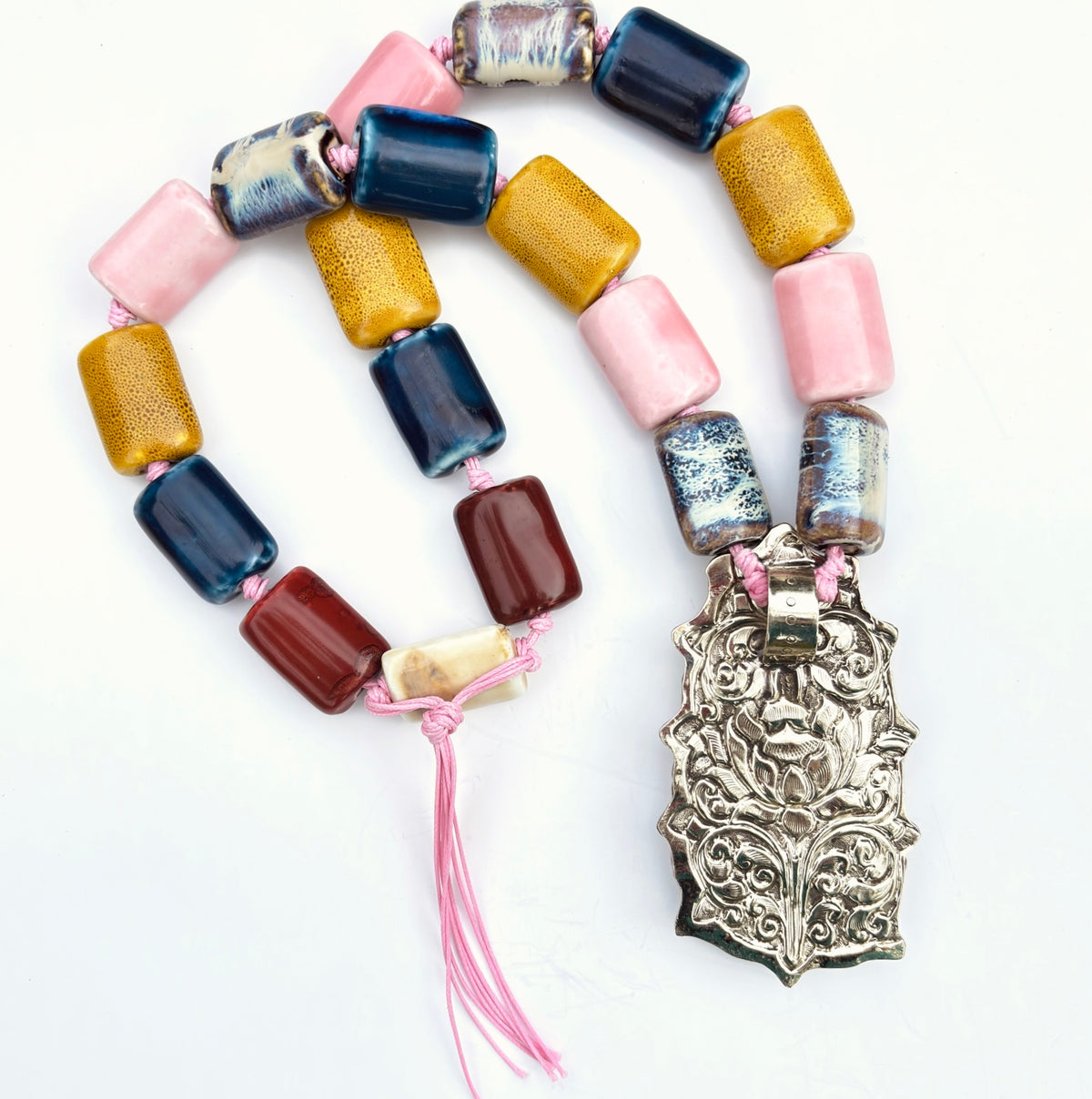 Talisman Necklace - Our Lady (Nuestra Senora) necklace alternate angle view 3, detailed close-up
