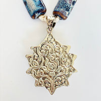 Talisman Necklace - Radiant Sacred Heart necklace alternate angle view 5, detailed close-up