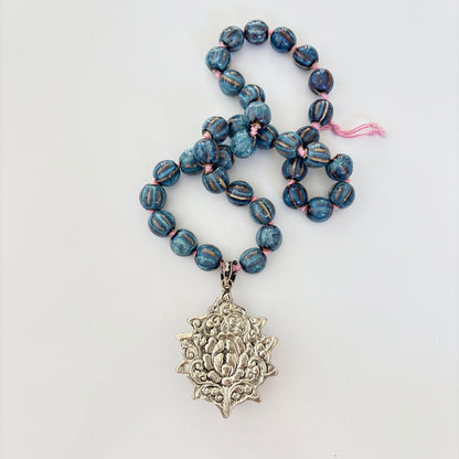 Talisman Necklace - Radiant Flaming Heart