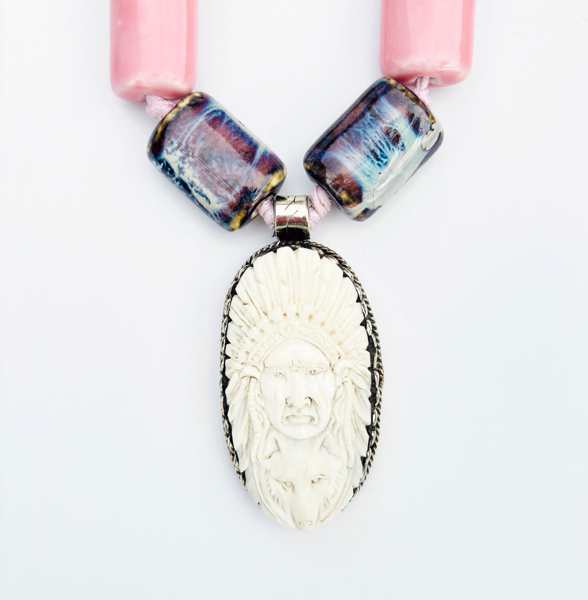 Talisman Necklace - Wise Elder necklace alternate angle view 1, detailed close-up