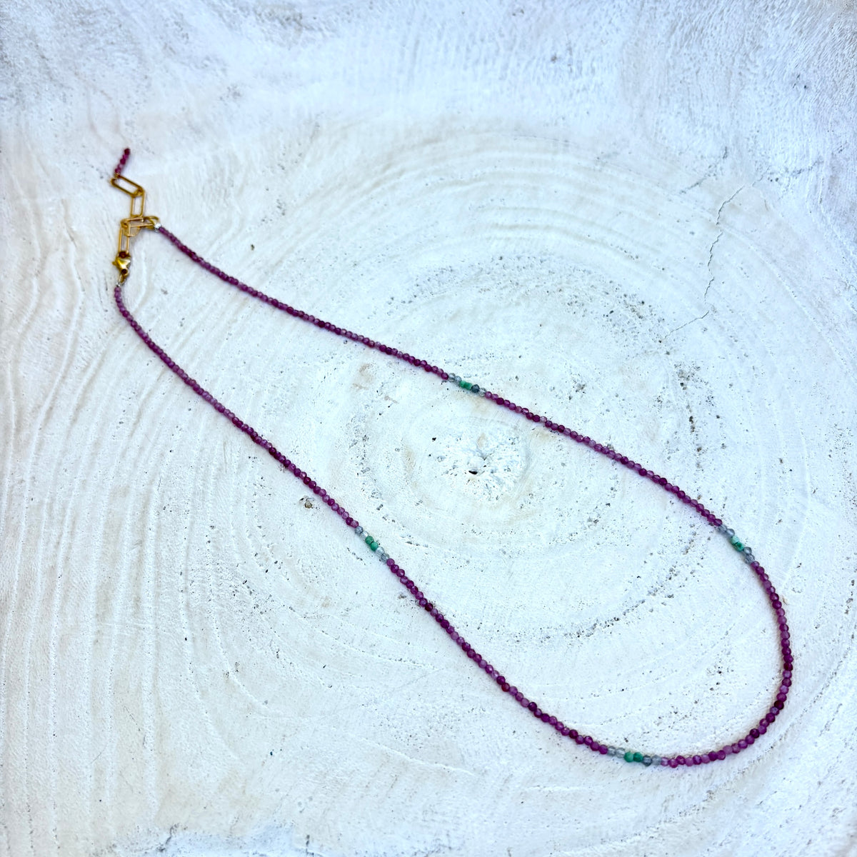 Watermelon Sugar Pink Tourmaline Necklace