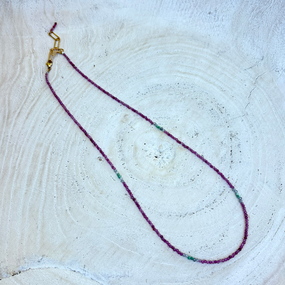 Watermelon Sugar Pink Tourmaline Necklace