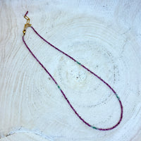 Watermelon Sugar Pink Tourmaline Necklace