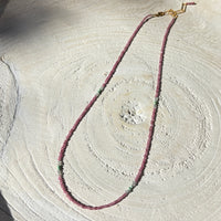 Watermelon Sugar Pink Tourmaline Necklace